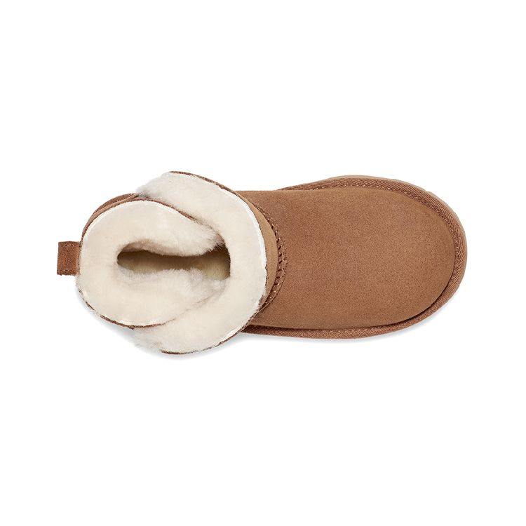 UGG Bailey Vintage Casual Fleece Short Mid-Calf Snow Boots Kids boots Chestnut 1125412T-CHE