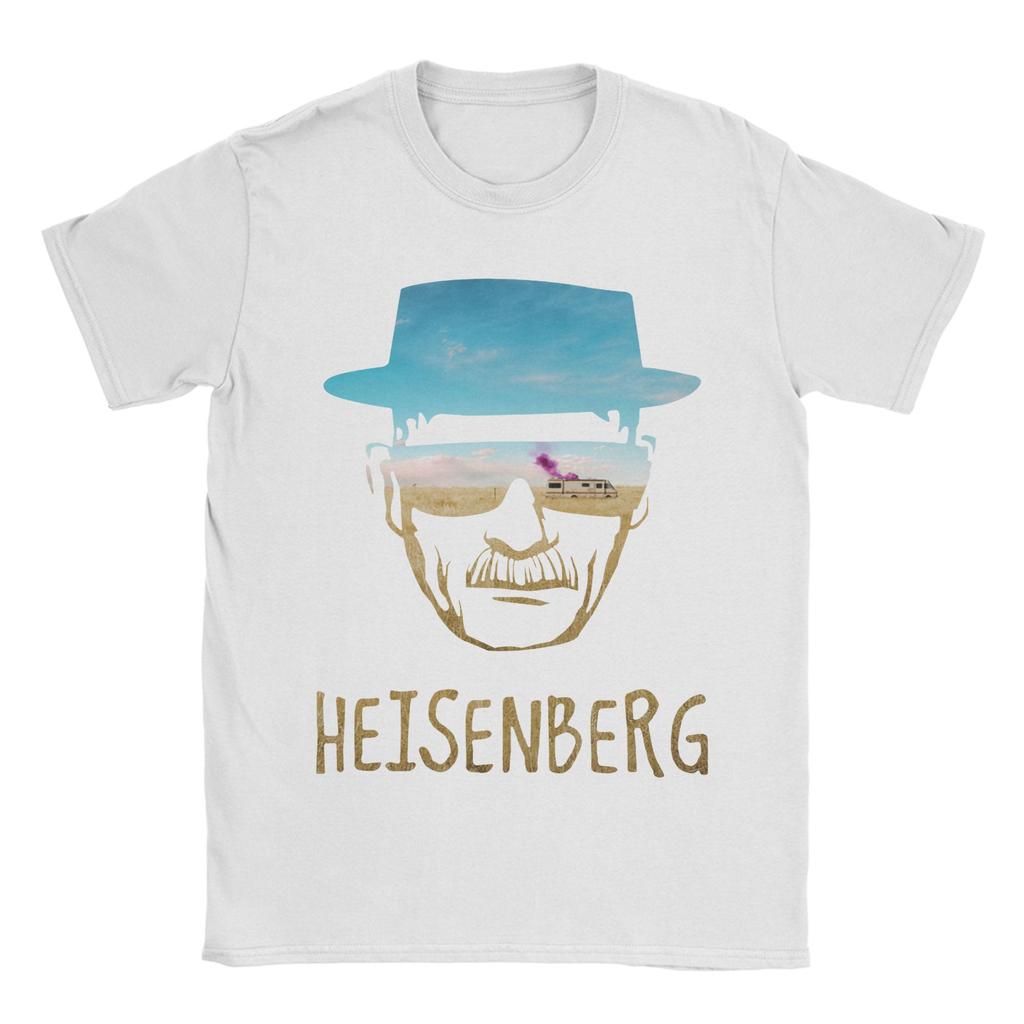 Heisenberg Breaking Bad Men T Shirt Amc Walter White Jessie Pinkman Tee Shirt Short Sleeve O Neck T-Shirt Cotton New Clothing