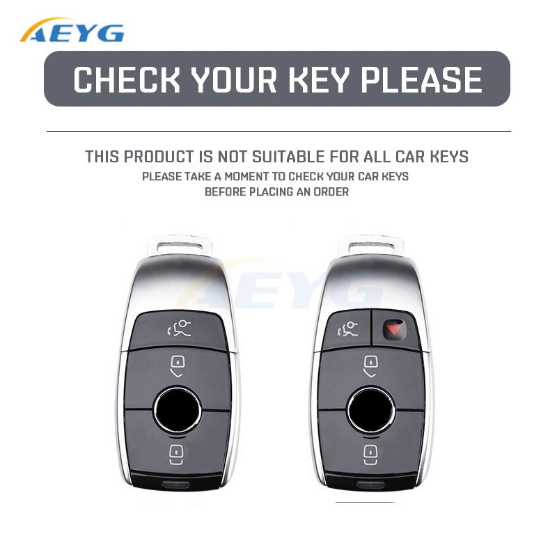 Tpu Car Key Case Cover Shell Fob For   Mercedes-Benz A220 E63S Amg E-Class Gle 350 4Matic E300 E400 E43 W213 Keychain
