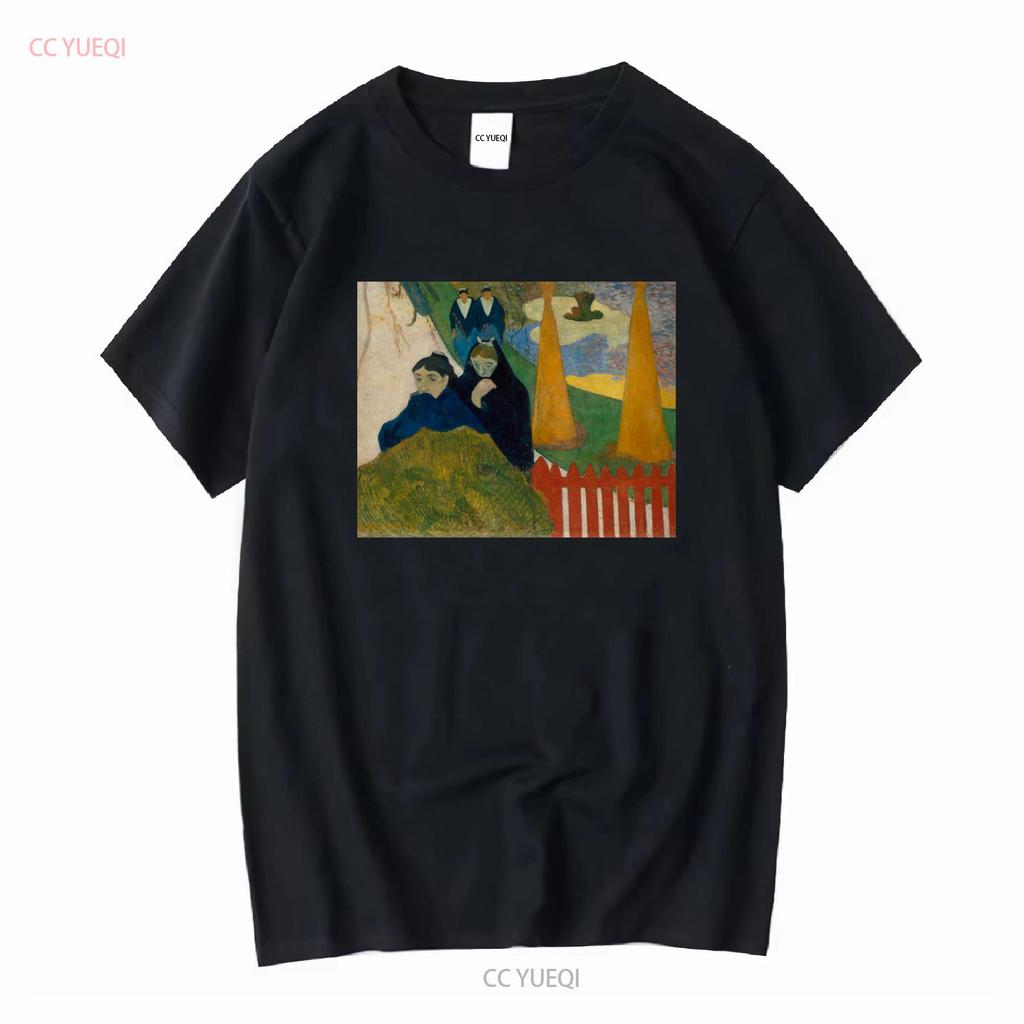 Arlsiennes Mistral Paul Gauguin Painting T Shirt Art Fine For Her Him Lover Vintage Washed Fashion Designer Clothes Stretched