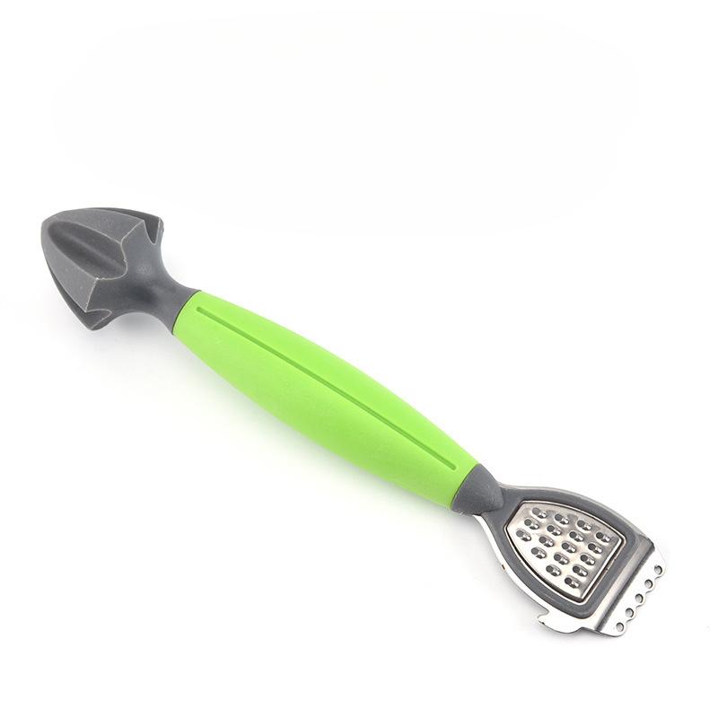 1 ks Multifunkční nerezový škrabka na citrony, lis na citronový kužel, škrabka na citrony, odšťavňovač na citrony