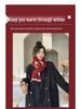Rentier Strickschal im koreanischen Stil für Damen – Niedlicher & Weicher Winter-Halswärmer