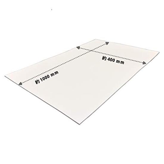 Cosplay 5mm thick x 400mm x 1000mm board, white,