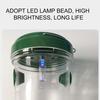 2/4Pcs Outdoor Hanging Wasp Trap Solar Powered Hornet Bee Catcher with UV LED Light Reusable Outside Garden Patio Yellow Jacket Trap Bottle