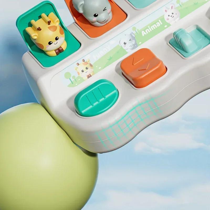 Montessori Pop-up Tierspielzeug und Lernboxen Fördern Logisches Denken und Motorische Fähigkeiten Geeignet für Kindergeburtstagsgeschenk
