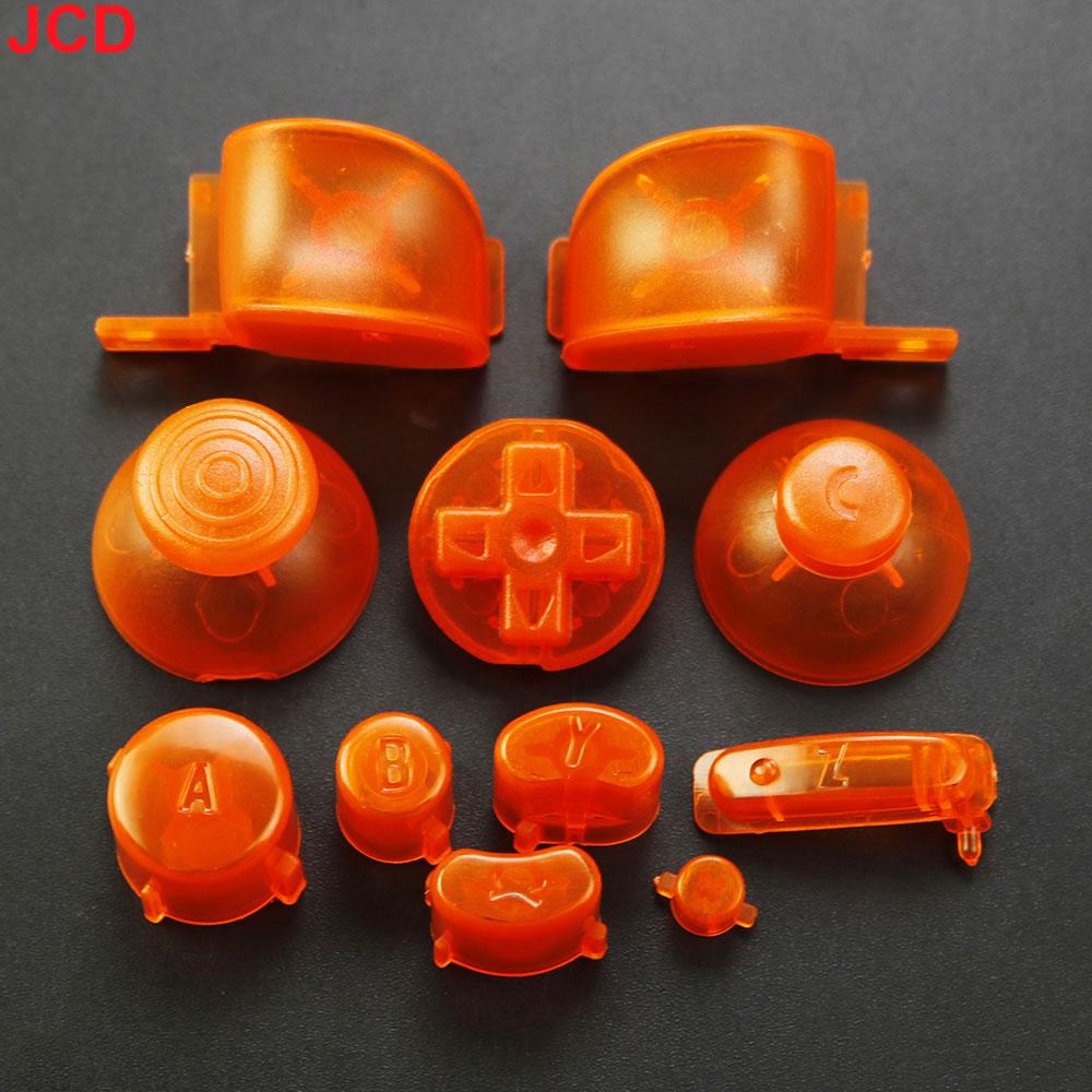 JCD 1 ensemble Ensemble complet Boutons Claviers L R ABXY Z Avec Capuchons de Joysticks 3D Pour GameCube Pour NGC Boutons Directionnels Boutons Marche Arrêt Remplacement