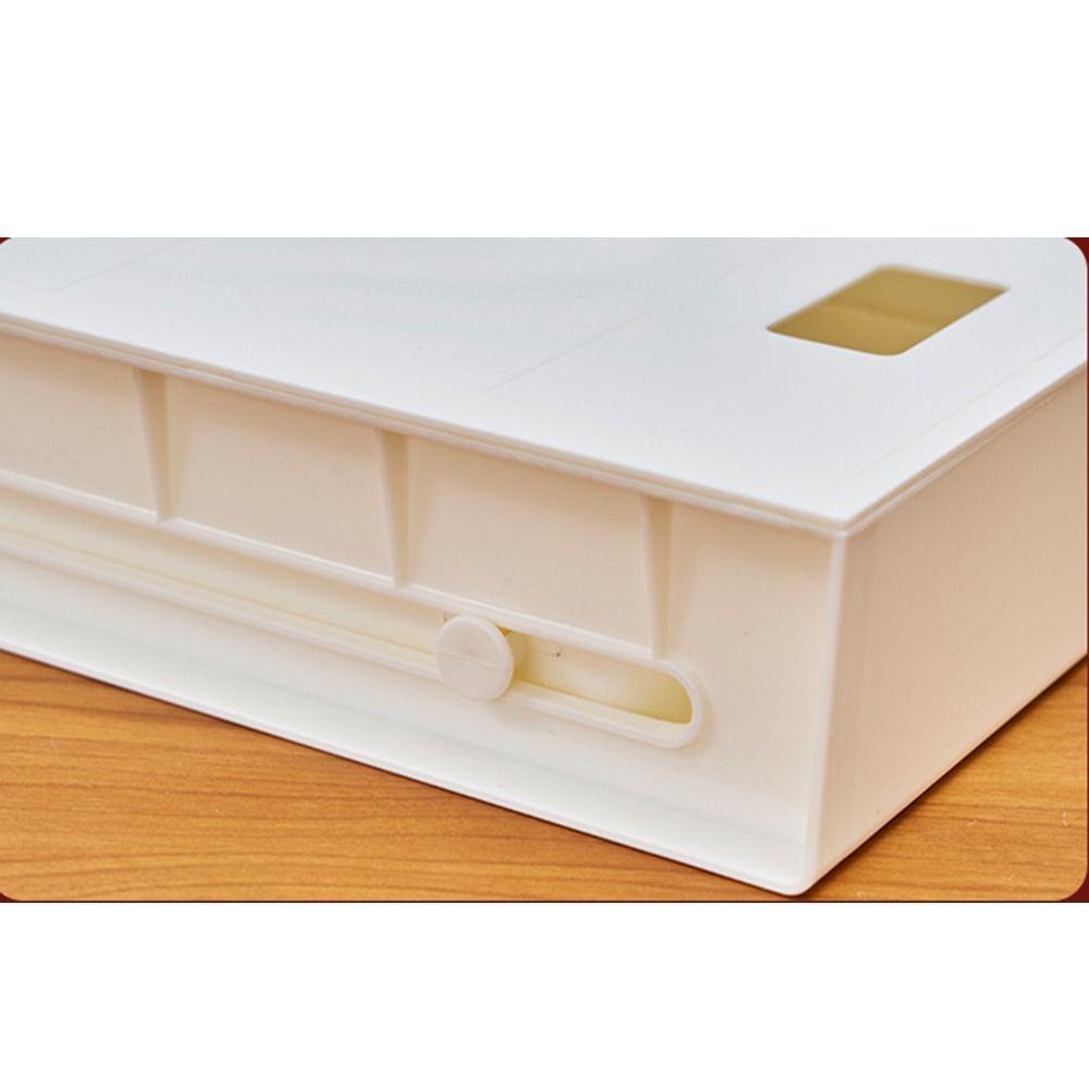 Space Saving Stationery Storage Box Self-Adhesive Table Bottom Organizer Shelf  Cosmetics