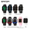 Sanda Men's Multifunctional Square Sport Chronograph Waterproof Watch 