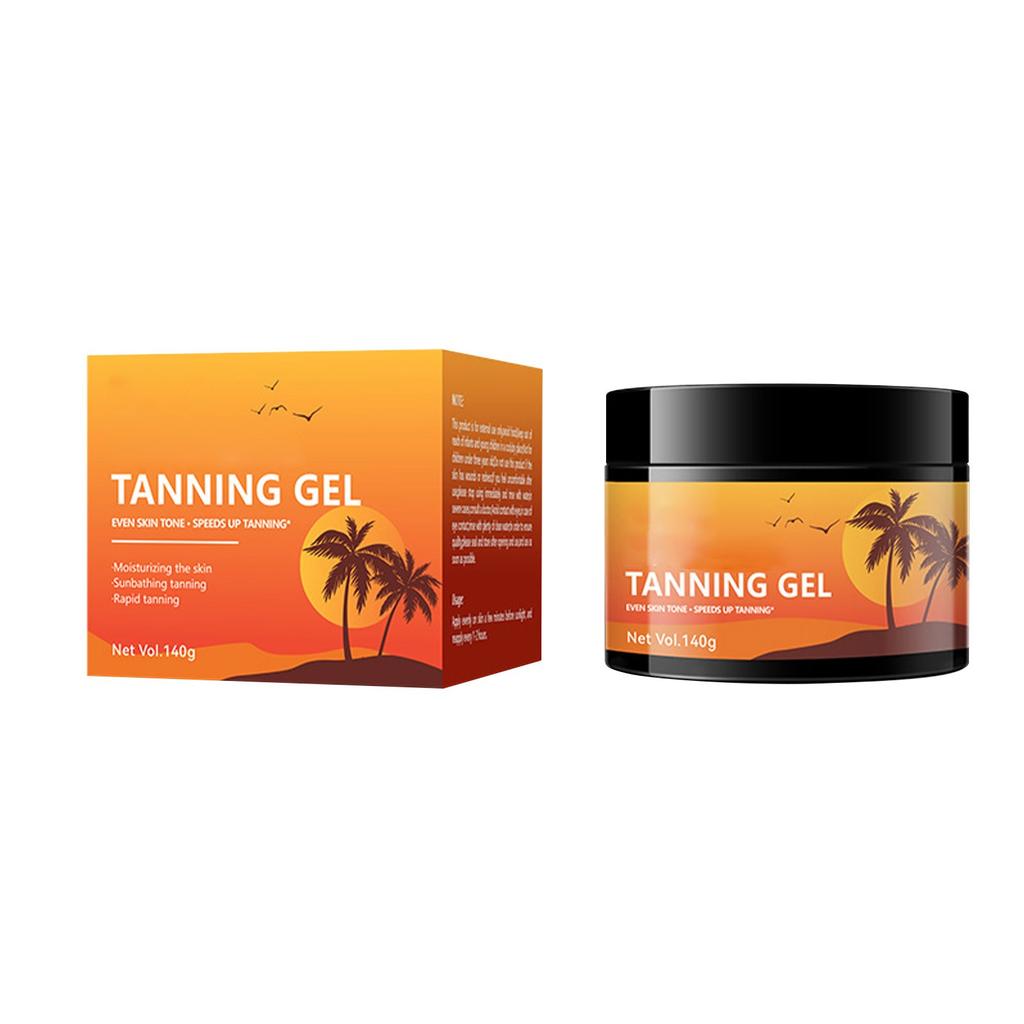 Tanning Accelerator Balm,Tanning Balm Bronzer Tanning Lotion,Tanning Balm For Sunbeds For An Amazing Tan For Body And Face 140g