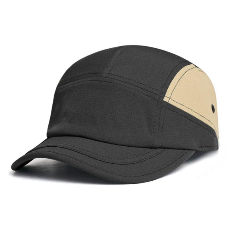 Fast Drying Baseball Cap, Short Eave Outdoor Use Sportss Sun Shading Skateboard Cap, Duckbill Cap Japanese Color Contrasted
