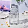 Creative Glass Bottle with Sand, Shells, Lucky Stars, Paper Cranes, and Rainbow Pentagrams