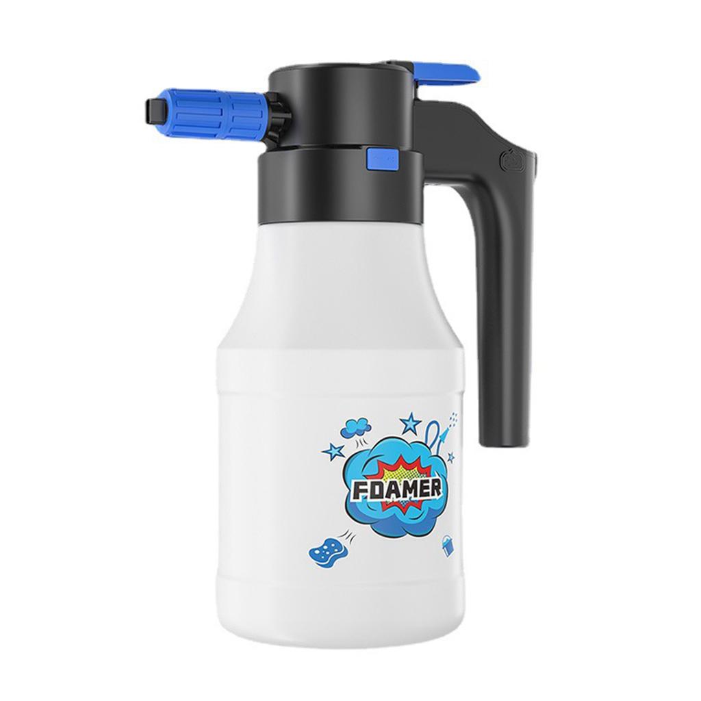 1.5L Electric Car Foam Sprayer Electric Pressurized Foam Sprayer with USB Rechargeable 1800mAh Cordless Pump Foam