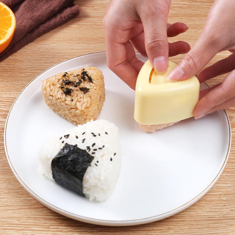 Zheng Hui Japonská trojúhelníková sada forem na rýžové kuličky sushi pro děti, DIY výrobník rýžových kuliček potravinářské kvality.