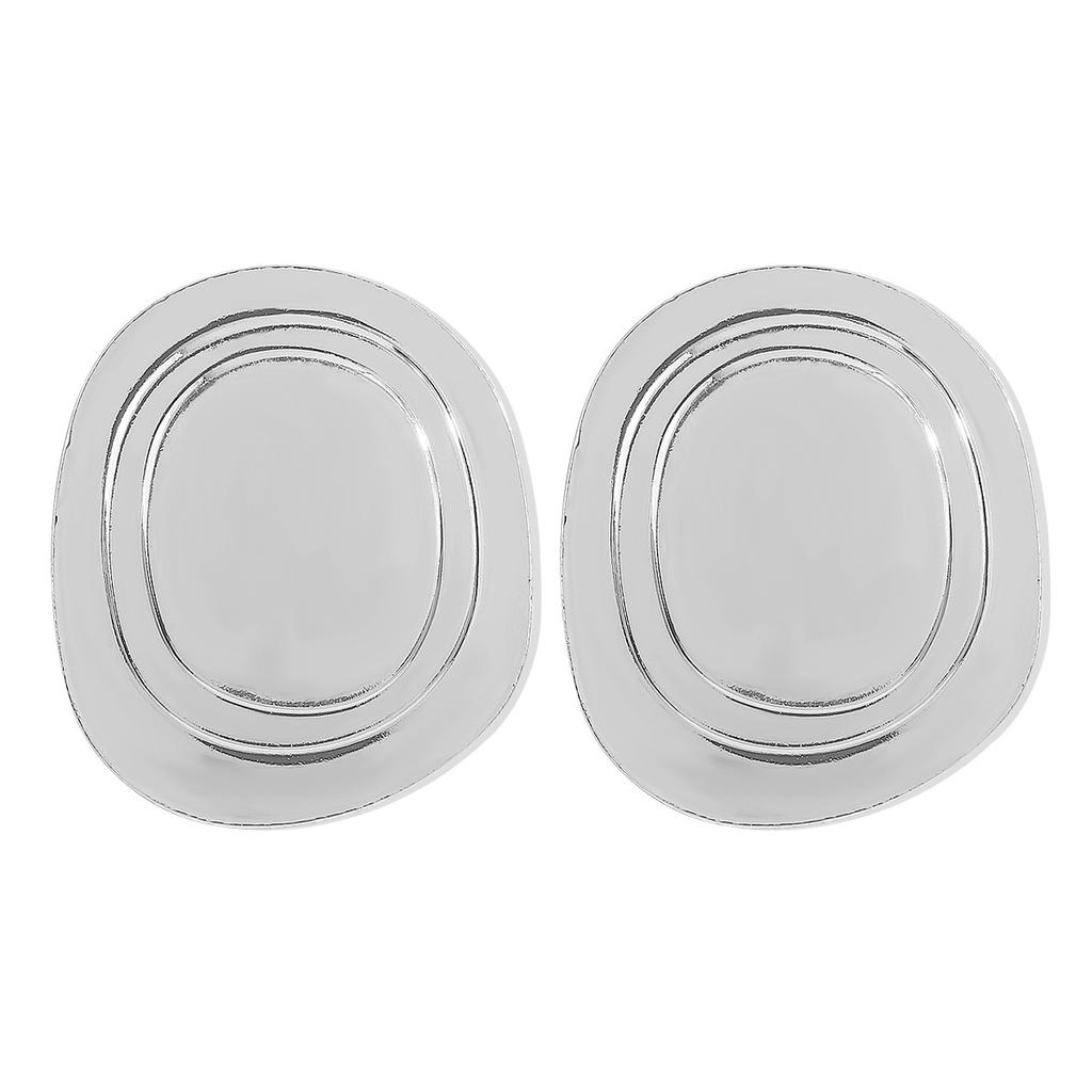 Women Exaggerated Smooth Round Line Texture Earrings Ins Style Fashion Metal Texture Personalized Dangle Ear Jewelry