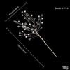 Transparent Bead Crystal Tree Branches Glitter Finish Water Drop Design Glitter Tree Branches Lifelike Style Pentagram Shape