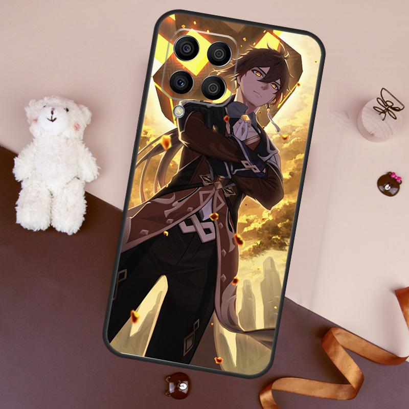 zhongli genshin impact Case For Samsung Galaxy M11 M31 M21 M53 M13 M32 M52 M15 M35 M55 M14 M34 M54 M06 M16 M36 M56