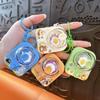 Creative Cute Egg Flipper Keychain: Fun Decompression Toy & Student Backpack Accessory Gift.
