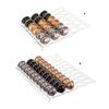 Clear Coffee Capsules Dispenser Tray With Nonslip Base And Smooth Surfaces For Mess Release Homes Kitchen Storage