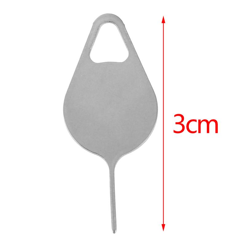 3ks/sada Vyjmutí přihrádky na SIM kartu Vysunutí kolíku Klíčový nástroj Nerezová jehla pro telefon