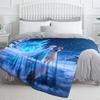 Cartoon Frozen soft Blankets blankets fluffy flannel thin Blanket Picnic Sofa Family Bedroom Children's Room custom blanket