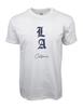 LA California Gothic Style Logo Graphic Tee T-shirt