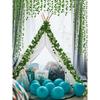 Kalolary 12 Pack Artificial Ivy Garlands, 88FT Scindapsus Leaf Fake Vines Plants Greenery Hanging Plants Vine Fake Plants for Wedding Bedroom