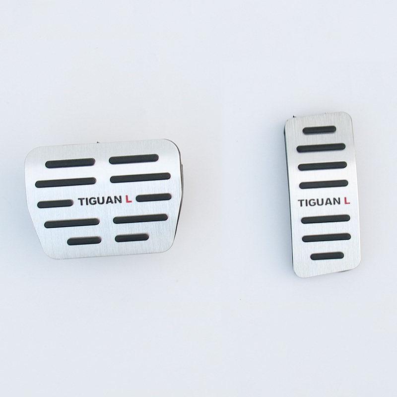 Ze stopu aluminium pedał gazu akcelerator gazu pedał hamulca pokrywa pedału sprzęgła dla volkswagena VW Tiguan MK2 2016-2022