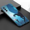 Dragon Mother Thrones Black Silicone Phone Case For Samsung Galaxy S23 S21 S20 FE S24 S22 Ultra S10E S10 S9 S8 Plus