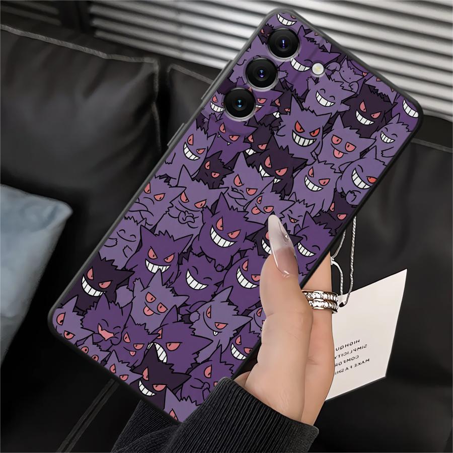 Pokemon Gengar Case for Samsung Galaxy A70 A04 A13 A20 A17 A50 A15 A16 A40 A05 A12 A06 Funda Phone Cover