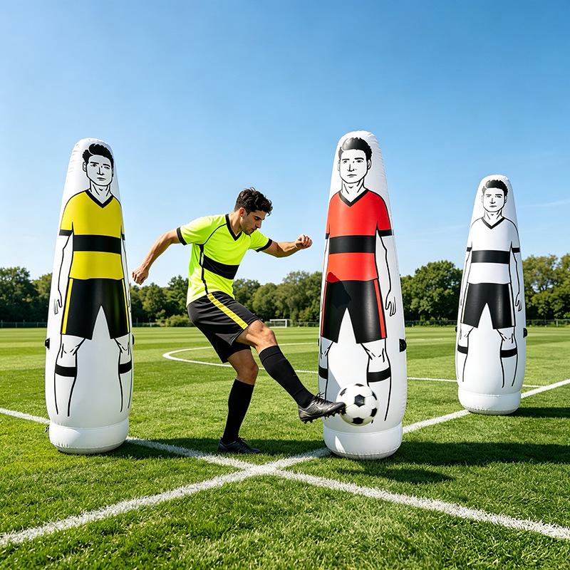 Portable PVC Inflatable Football Training Dummy Wall