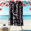 BAL Ravens Print Beach Towel, Large Soft Quick Dry Towel for Beach Camping Swimming