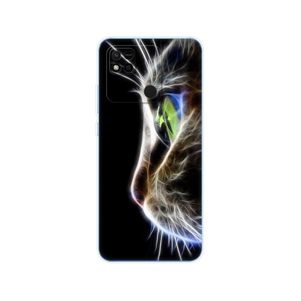 For Redmi 10A Case Back Cover For Xiaomi Redmi 10A Phone Case Redmi10A Bag Tpu Soft Silicon Protective Bumper Etui Funda Coque