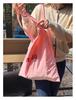 2024 Women's Large Capacity Letter Print Shoulder Bag - Trendy, Versatile, and Fresh Cloth Shopping Bag