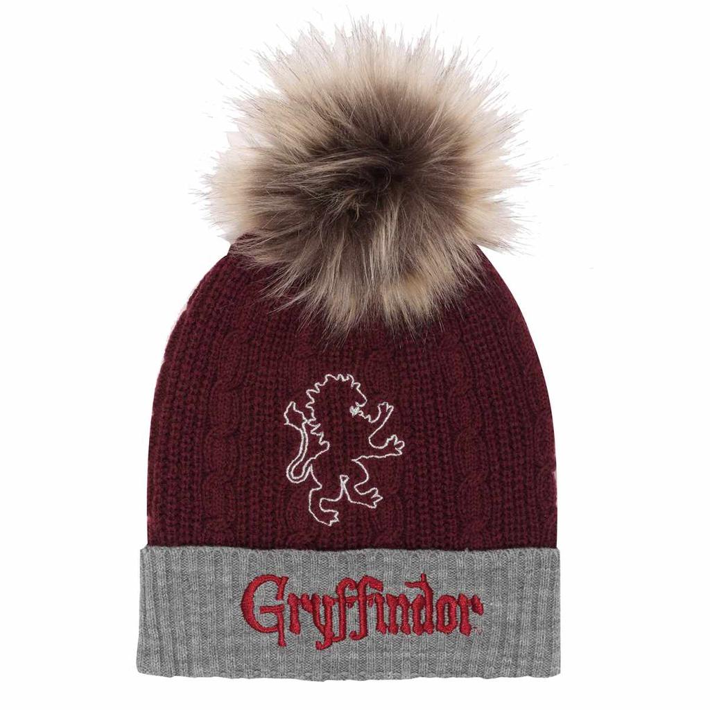 Harry Potter Gryffindor Pom Pom Beanie