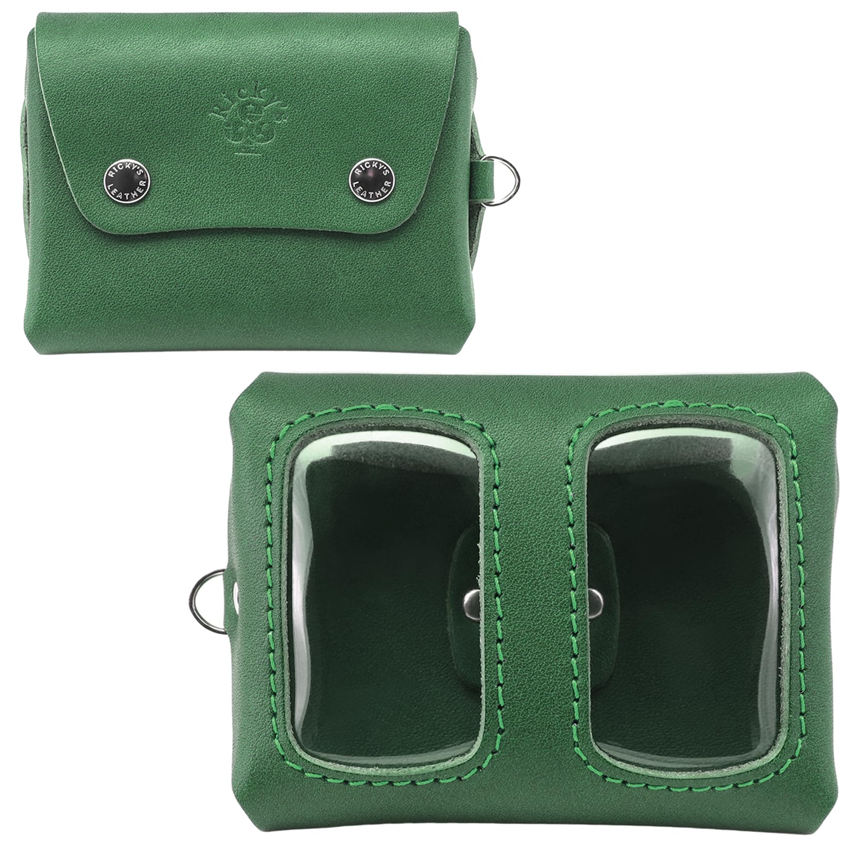 

Double Smart Key Case Type II Normal Green Compatible with almost all models Storage of 2 smart keys Horizontal Wallet Card Holder Key Case Clear