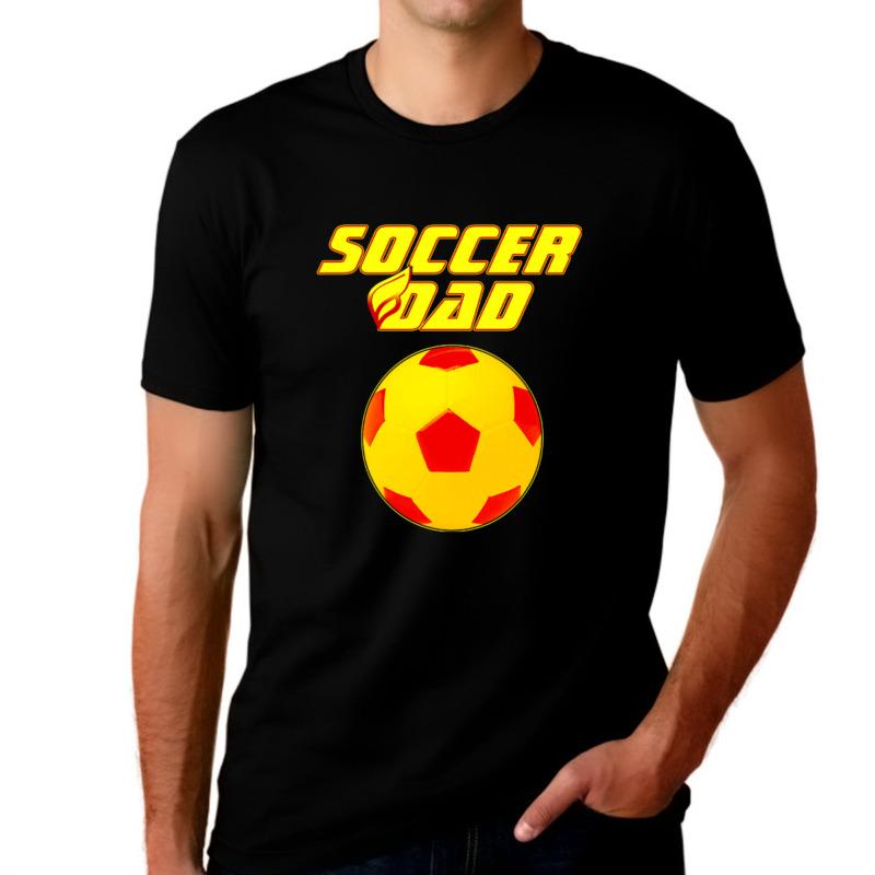 For Men Soccer Dad Mens T-Shirt Soft 
