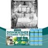 Dishwasher Cleaner Strong Oil Stain Removal Descaling Detergent Tablets Kitchen Cleaning Tools for Dishwasher Washing Machine