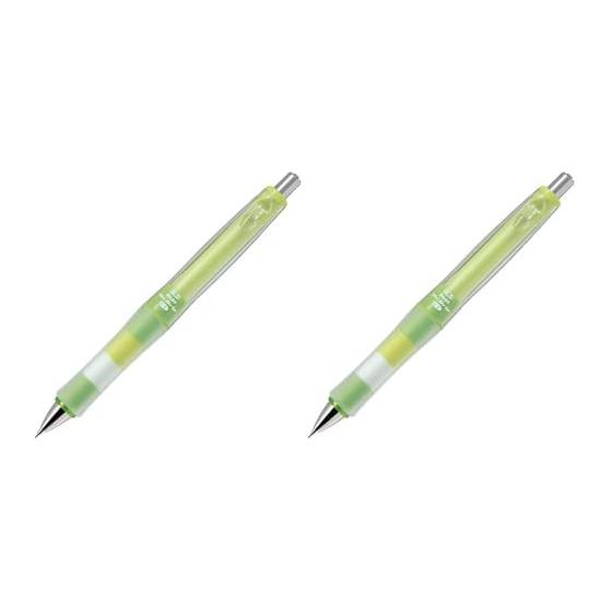 Pilot Dr. Grip Play Border Mechanical Pencil, 0.5mm, Glass Green (HDGCL-50R-PGG) - Interchangeable Ring Grip, Shake & Knock Type, Silicone Rubber,