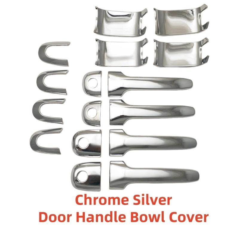 ABS Chrome Car Accessories Plated Door Handle Bowl Cover Trim Paste Style For Toyota Noah Liteace 1996 1997 1998 1999 2000 2001