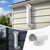 Fine Filter Screen Radon Exhaust Vent Cover Weatherproof Vent Hood  Air Exhaust Circulation