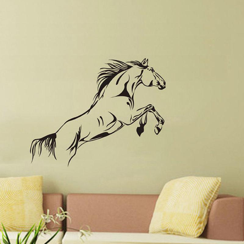 Buy Jumping Horse Wall Art Stickers Vinyl Decal Home Graphics Lounge