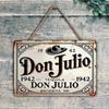 Vintage Don Julio Tequila Tin Sign Retro Wall Decor for Home Bar Kitchen Man Cave 8x12 Inches 20x30 CM