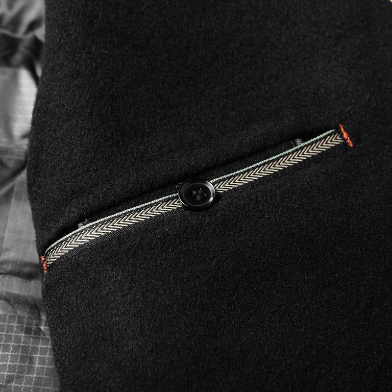 Осенне-зимний плащ из шерсти средней и длинной длины — фото 5