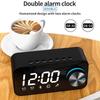 Small Size Mini Alarm Clock High Volume LED Alarm Clock 2 in1 Bluetooth Speakers  Home Use