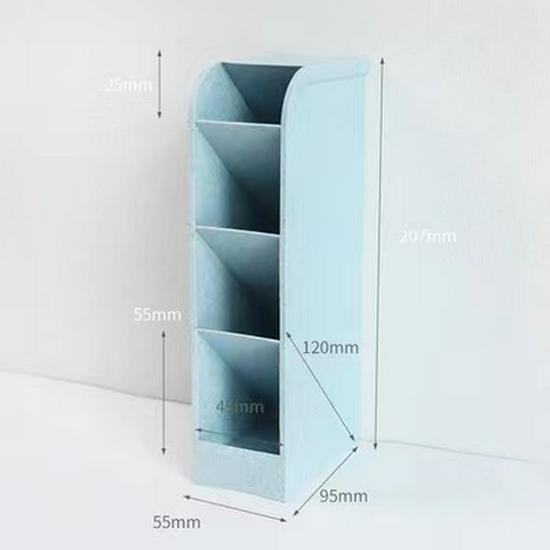 Large Frosted Pen Holder & Makeup Brush Organizer