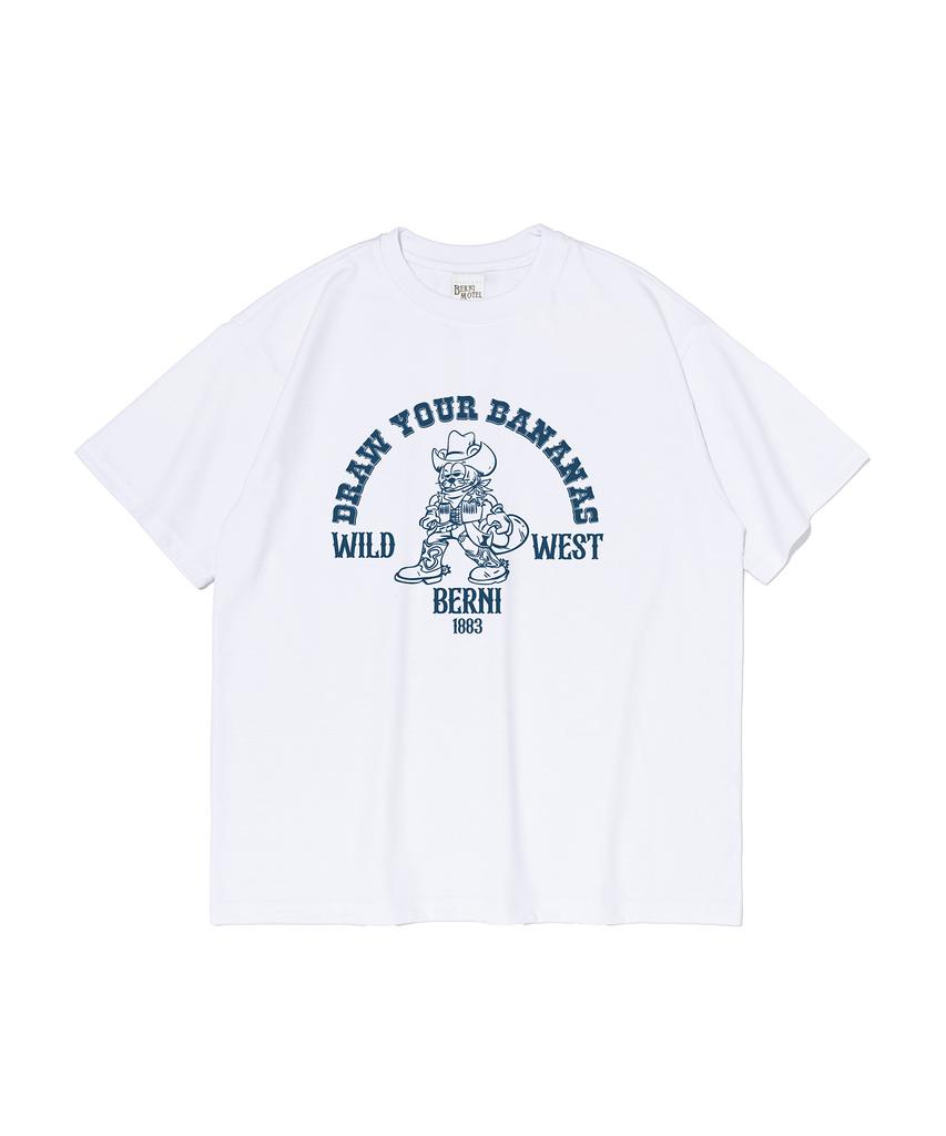 BERNI Wild West Short Sleeve Tee (White)