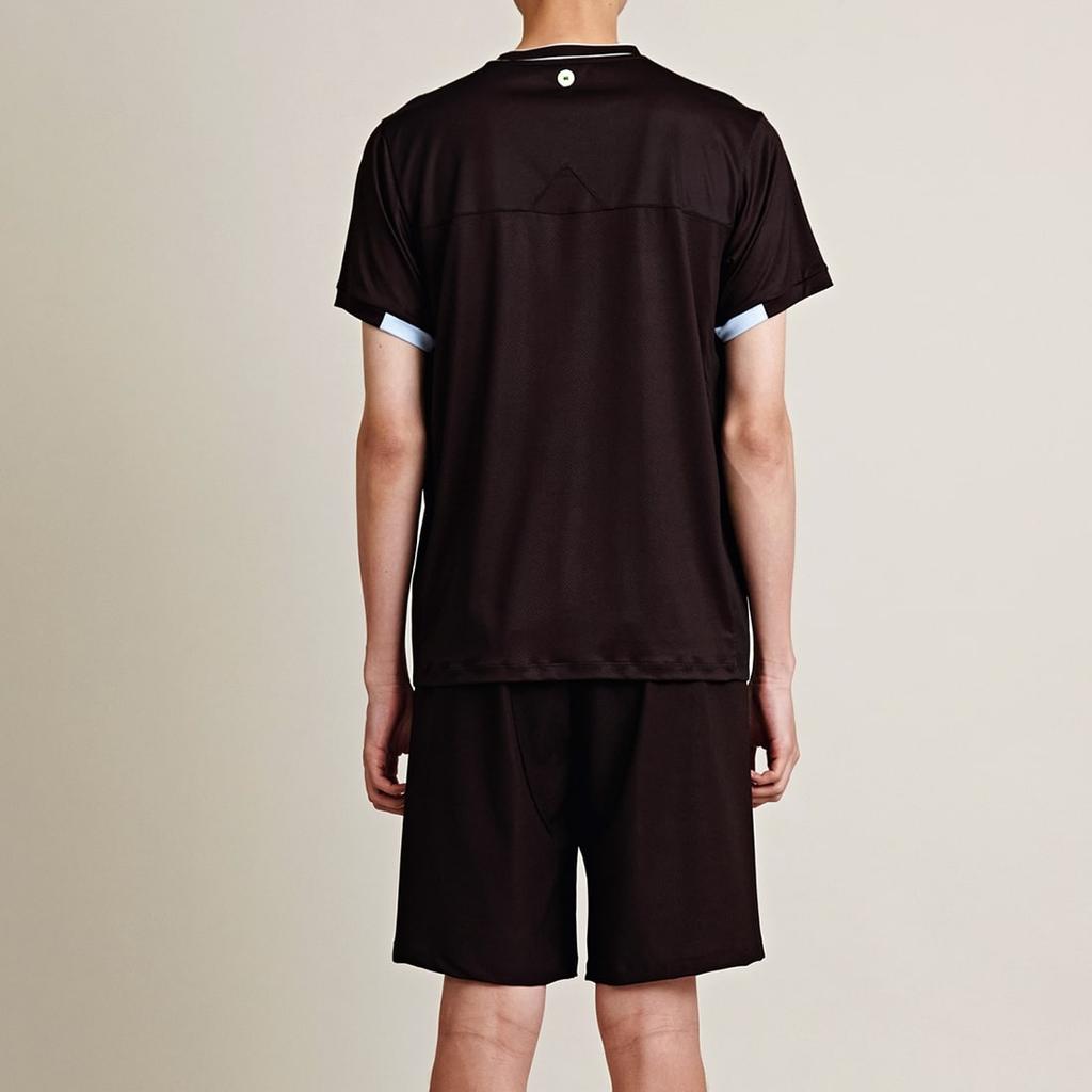 YONEX 245Ts019M Dark Brown Men'S Color Block Gaming Wear