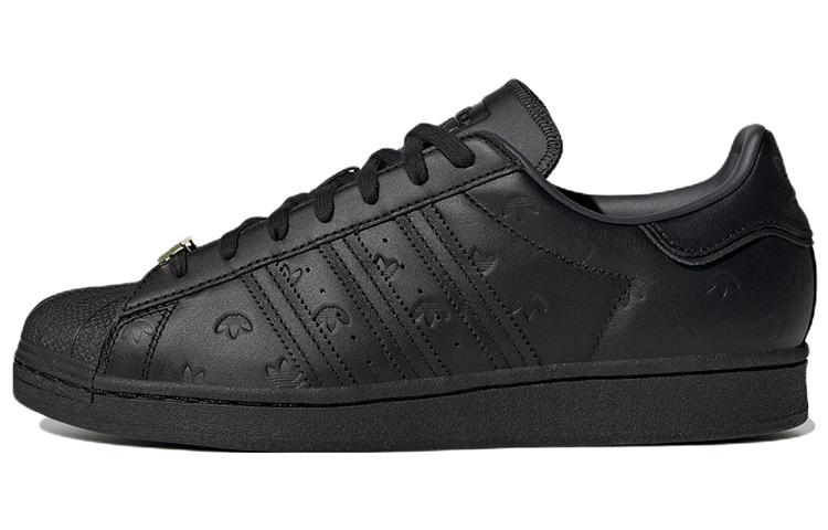 Superstar Adidas Originals  Allover Debossed Trefoils - Black  GY0026 46