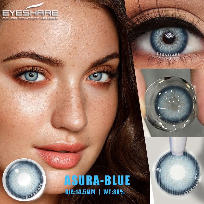 1 Pair Color Contact Lenses for Eyes Cosmetics Blue Contact Lenses Brown Natural Contact Lens Gray Pupils Green Contacts