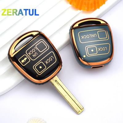 Shell Fob For ES GS LS IS RX SC LX RX400h ES330 RX330 GS300 GS430 For Toyota Land Crusier FJ Cruiser Car Key Case Cover